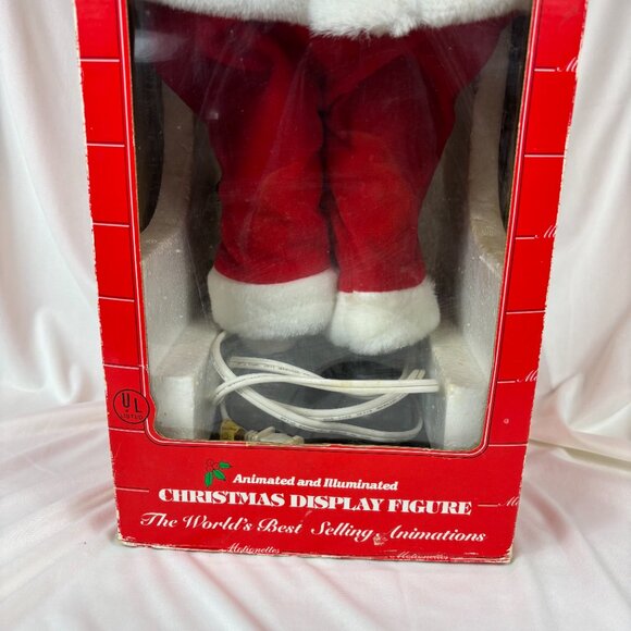 Telco Motionettes Santa Claus Animated 24" 1986 Vintage Original Packaging - Picture 13 of 16